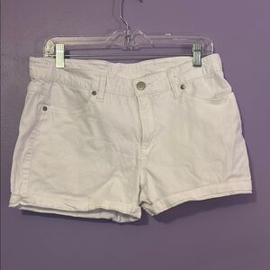 White Denim Women's Shorts